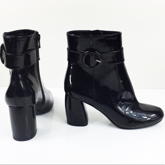 Nine west patent leather booties Clearance